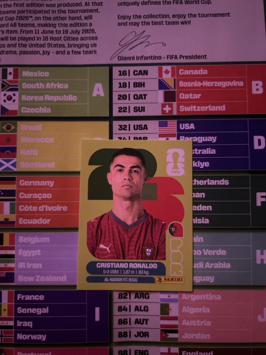 Panini Carte collezionabili: Panini WM 2026 Cristiano Ronaldo – Nuovo (secondo la descrizione) da Thun venduto da Schantschan