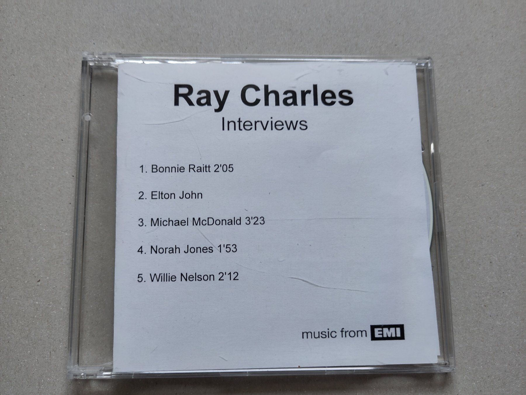 CDs: Seltene Interview CD Ray Charles Genius Loves Company – D'occasion à Schaffhausen par RolfMeister