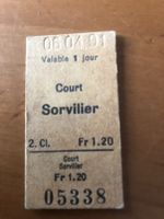 Bahnbillet Court -Sorvilier