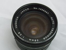 HEUTE 1961 Yashikor 28mm f2.8 M42 Yashica Tomioka #s1