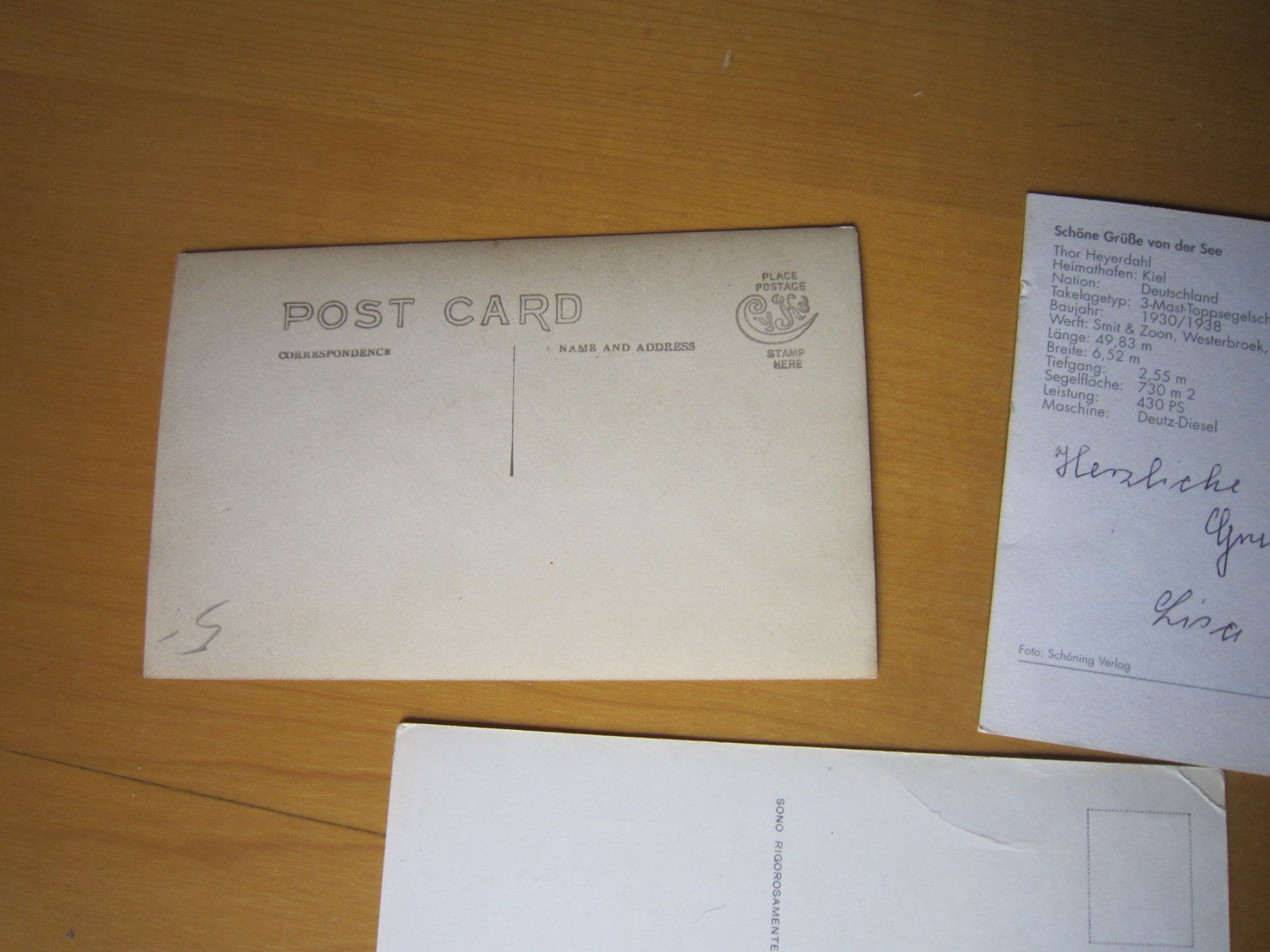 Cartoline postali: No 10 Schöne Postkarten Segelschiffe – Usato da Gordola venduto da Polentaefung 5