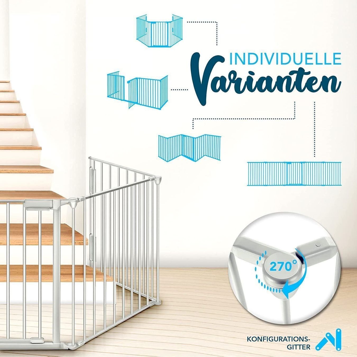 Zubehör: KIDUKU Kaminschutzgitter 300 cm Grau – Neu und originalverpackt aus Bottighofen von zaap 1