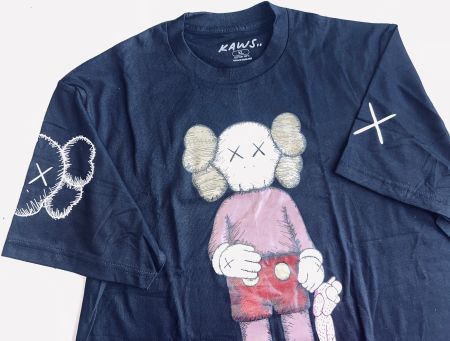 KAWS Kunst Tshirt XL Schwarz NEU & ungetragen