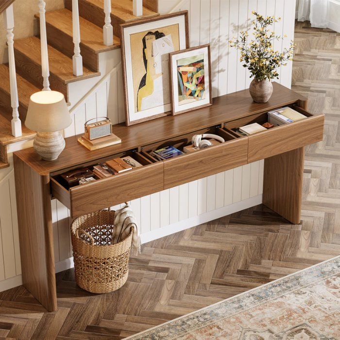 Tavoli: Konsolentisch 180cm 3 Schubladen Holz – Nuovo e nell'imballaggio originale da Gretzenbach venduto da Genfi-Shop 6