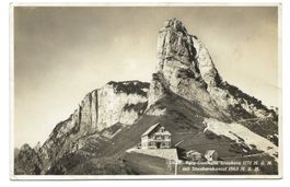 Alpstein (AI) Berggasthaus Staubern - Staubernkanzel - 1937
