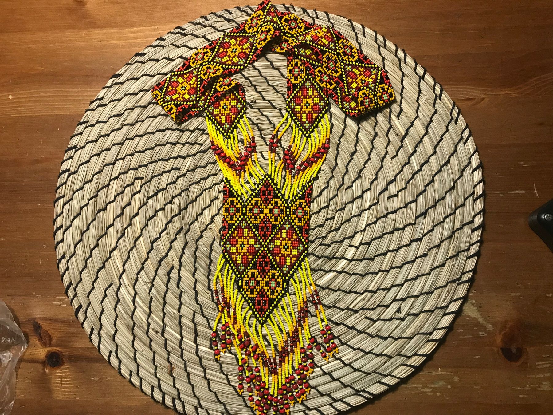 Catenine: Glasperlen Amazonas Kette – Nuovo (secondo la descrizione) da Basel venduto da Michael-Keltoi 2