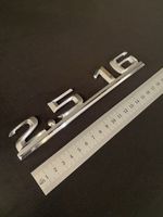 Emblem Insigne 2.5 16 Vintage, chrome, original, rare!