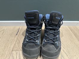 Wanderschuhe Lowa schwarz blau Grösse 33 guter Zustand