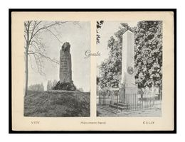 MONUMENT DAVEL - 1900 "Vidy - Cully" Phototypie