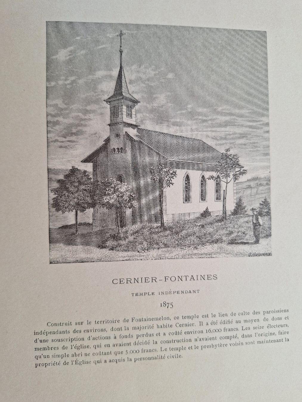 Gravures: CERNIER - FONTAINE – D'occasion à Bevaix par bohrap