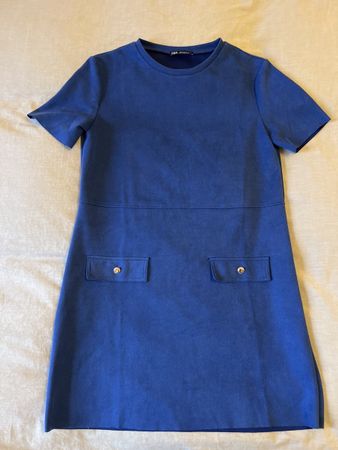Robe Zara bleue, taille M / Zara Kleid