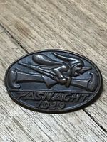 BASLER FASNACHT 1929 - KUPFERPLAKETTE
