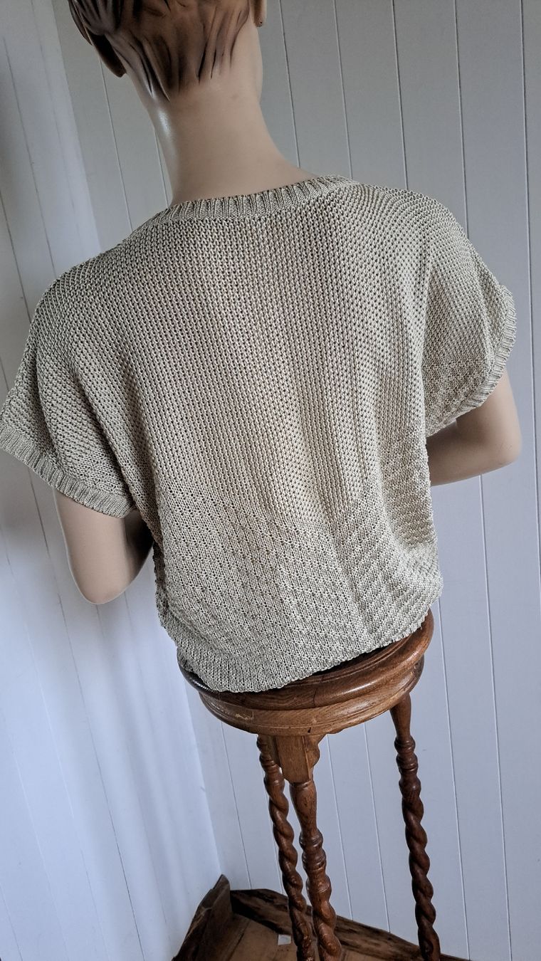 Pulls & Sweat-shirts: ANGELO SANTANGOSTINO 80s Vintage Pullunder Pulli L -wie M 38 – D'occasion à Mollis par Fauchi99 5
