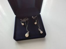 Swarovski Schmuckset Halskette, Armband, Ohrhänger gebraucht