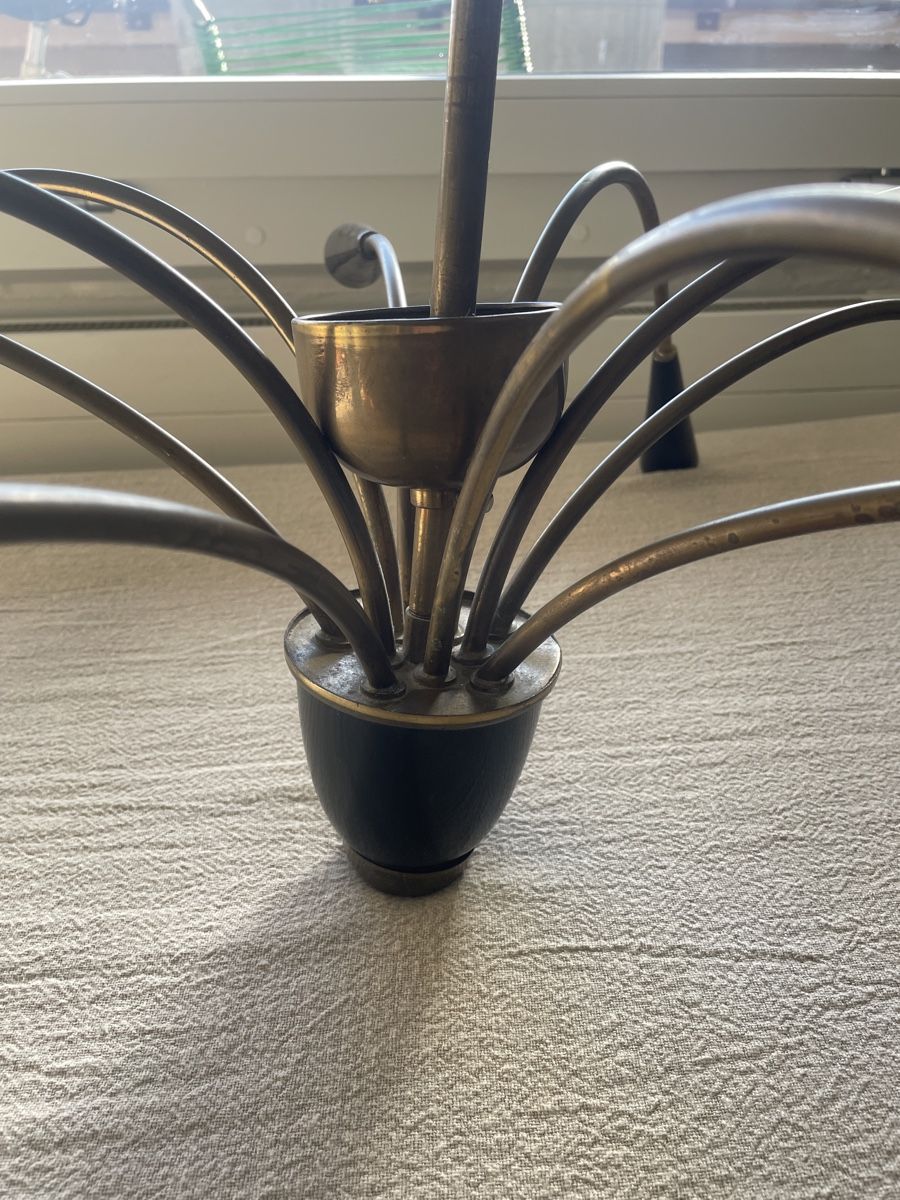 Lampadari & plafoniere: Spider Lampe Vintage gold-schwarz – Usato da Zürich venduto da ehupp 8