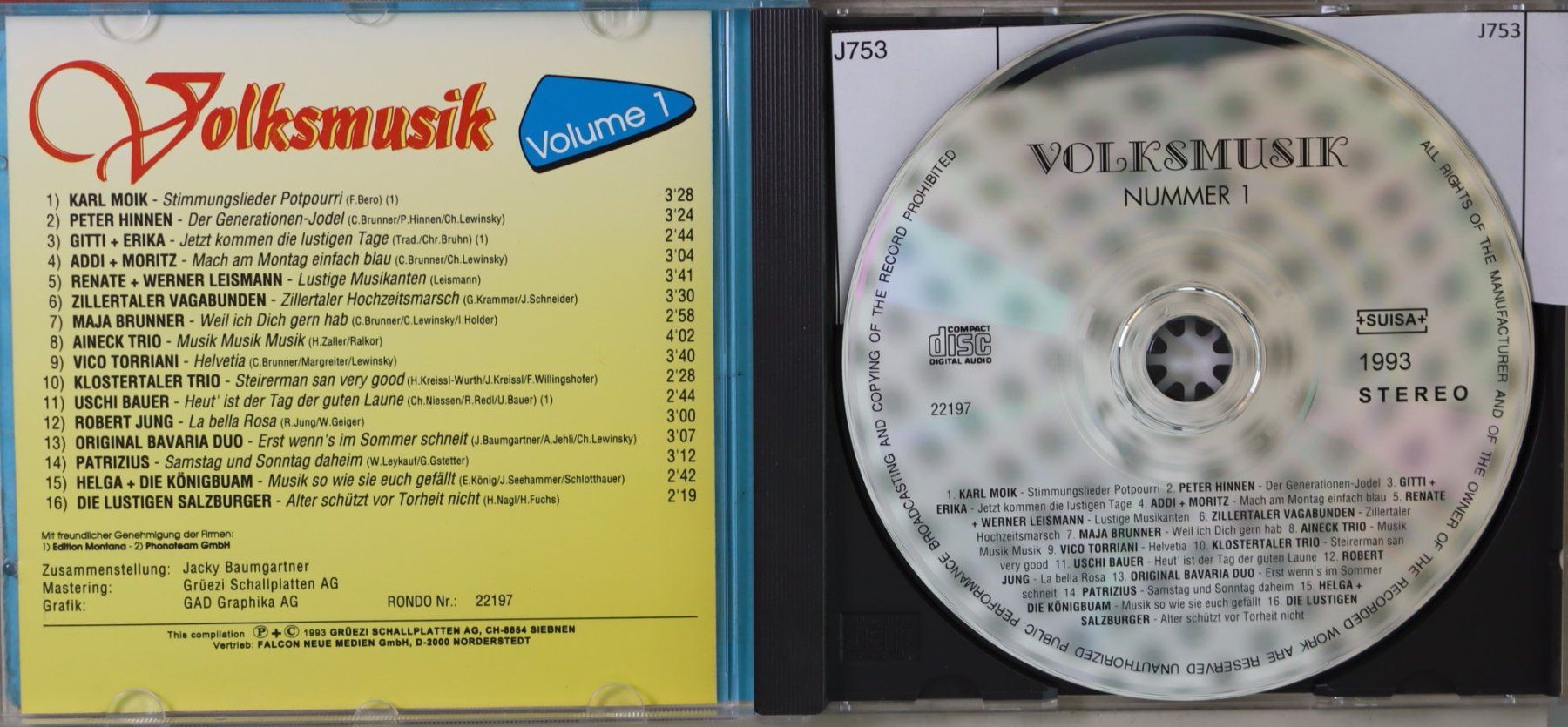 CDs: Volksmusik – Volume 1 – Gebraucht aus Luzern von CONTENTI 1