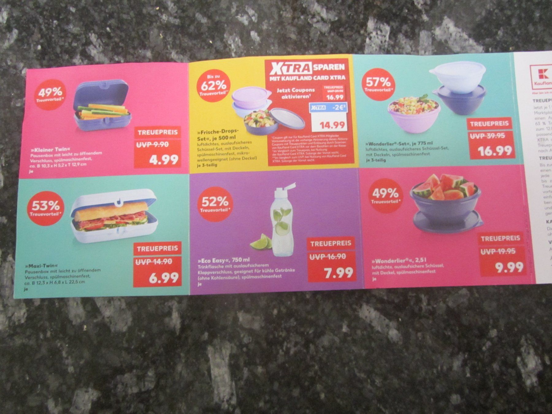 Raccolte di bollini & punti: Treuepunkte Tupperware, Kaufland – Nuovo (secondo la descrizione) da Egliswil venduto da chroetli22 1