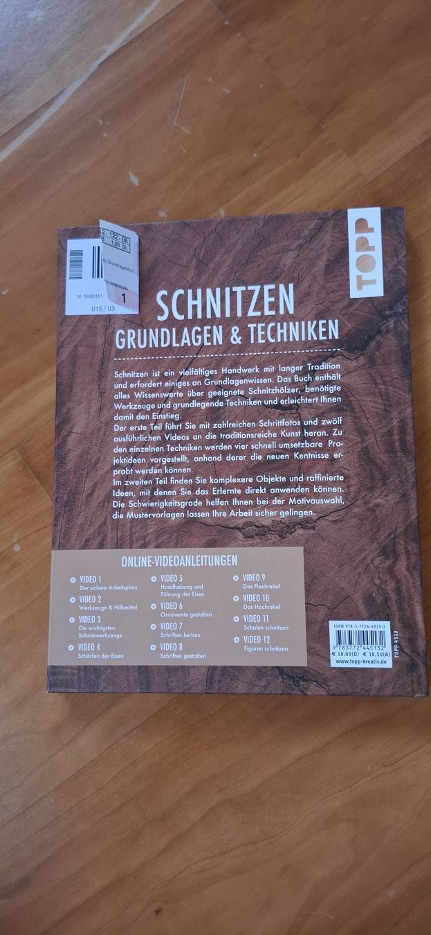 Libri: Schnitzen - Das Grundlagenbuch – Nuovo (secondo la descrizione) da Wuppenau venduto da Jaqueline 1