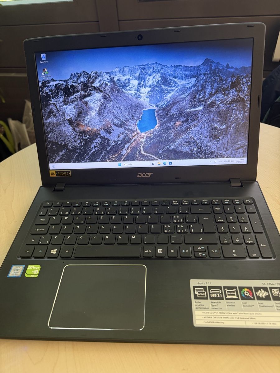 Acer Notebook: Acer Aspire E5-575G – Usato da Gümligen venduto da Red_XIII