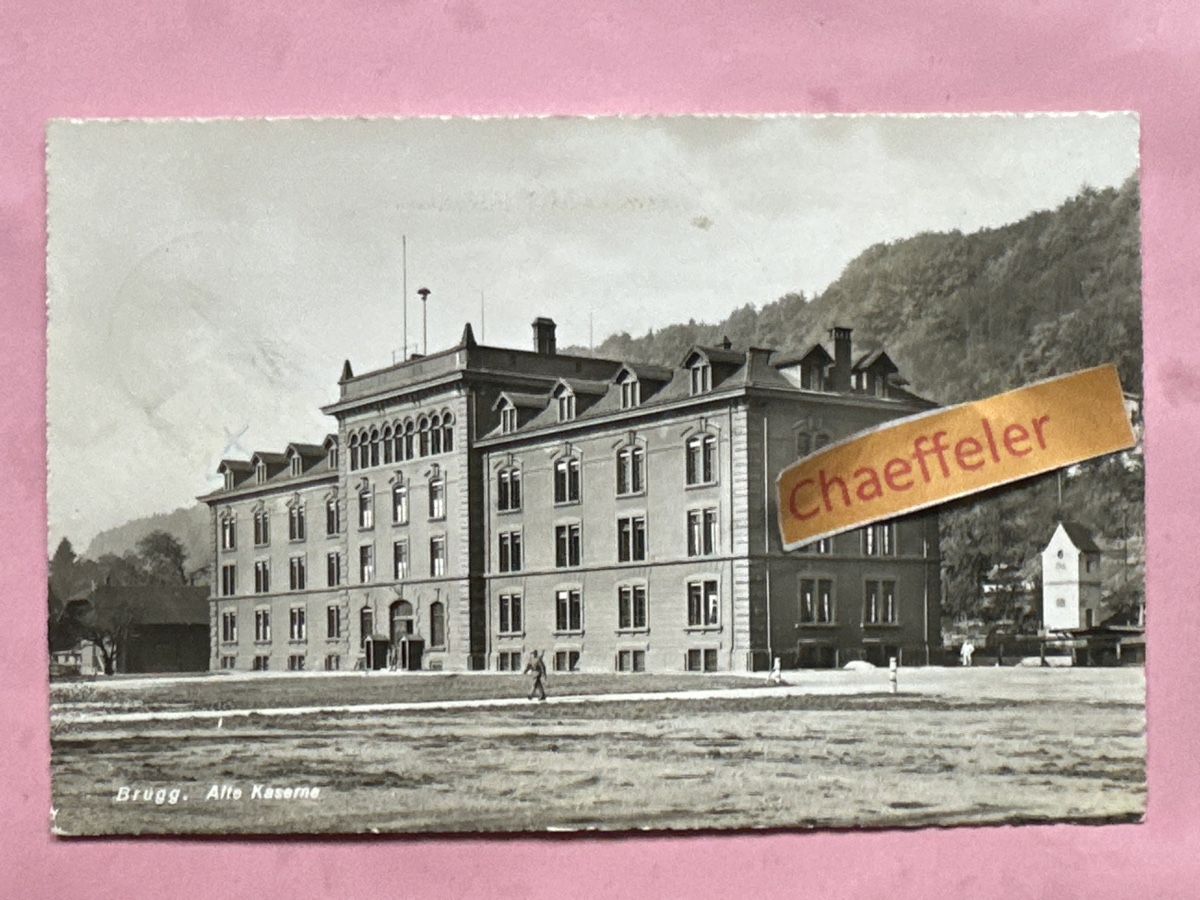 Cartoline postali: Militärpost Kaserne Brugg – Usato da Zürich venduto da Chaeffeler