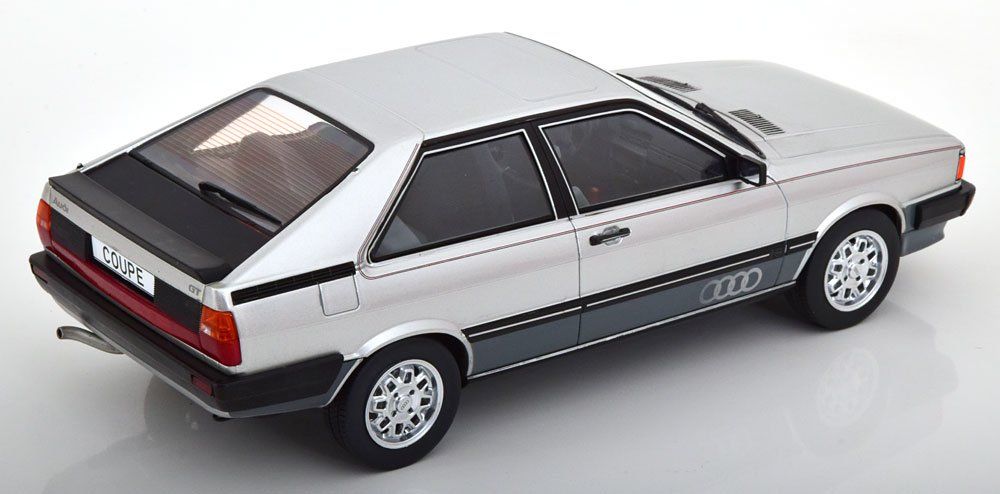 Audi Modellautos: Audi Coupé GT B2 Phase I 1980-1982 silber met. / schwarz / – Neu und originalverpackt aus Gerlafingen von espero88 7