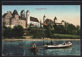 Rapperswil, Burganlagen von der Wasserse