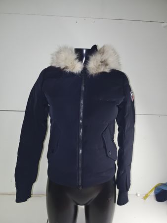 Winterjacke von Rossignol mit Pelzkragen, Gr. XS.(nov621)