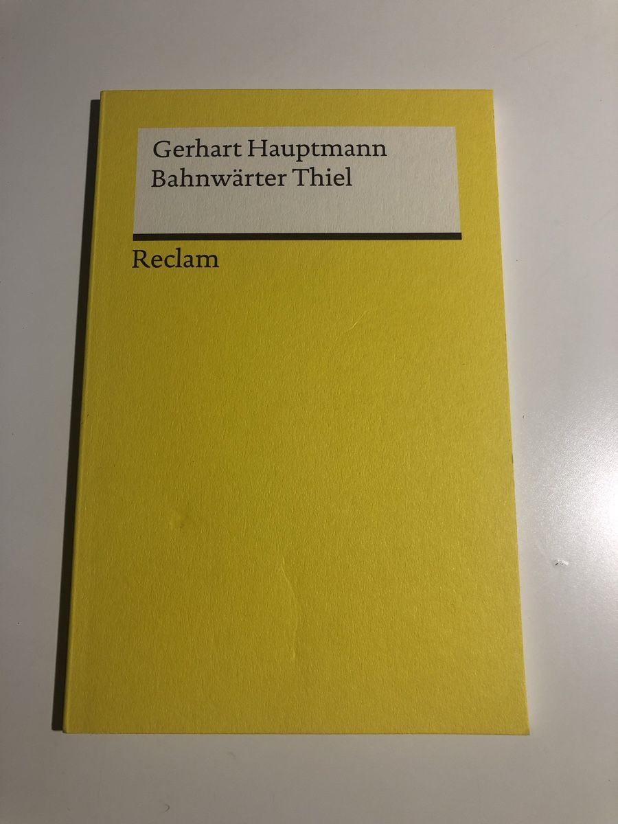 Libri: Gerhart Hauptmann / Bahnwärter Thiel – Nuovo (secondo la descrizione) da Zuchwil venduto da simge_1907