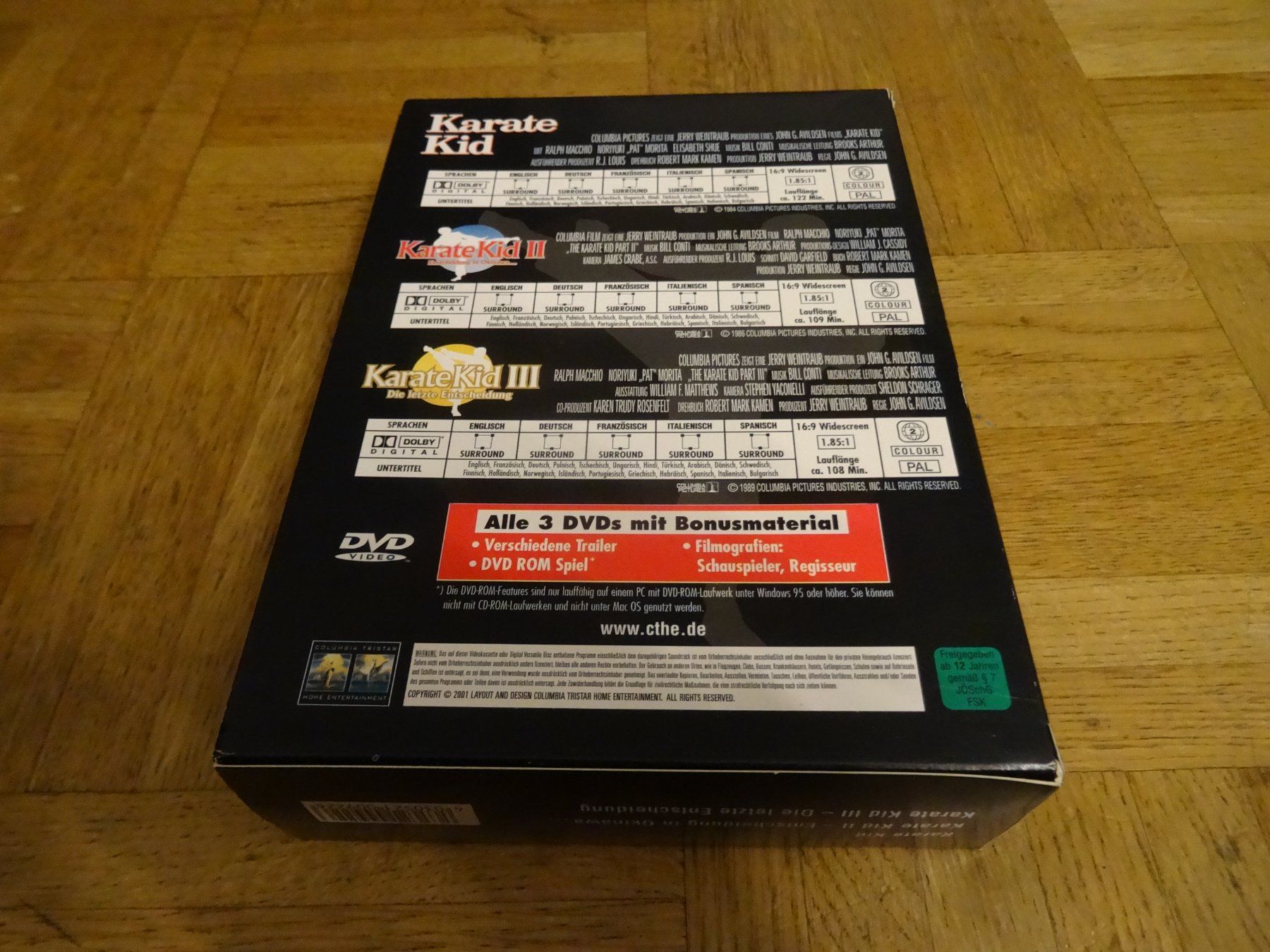 Alle DVDs: Karate Kid Trilogie 1-3 DVD Boxset – Gebraucht aus Olten von Disc-Verkauf 1