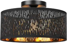Deckenlampe Schwarz E27 Deckenleuchte Wohnzimmer