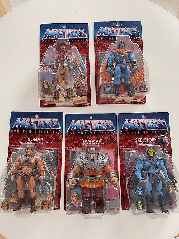 Masters of the Universe Statuette: MOTU Super7 Ultimate Wave 2017 COMPLETE SET - MOC, Mailer – Usato da Zürich venduto da x.25