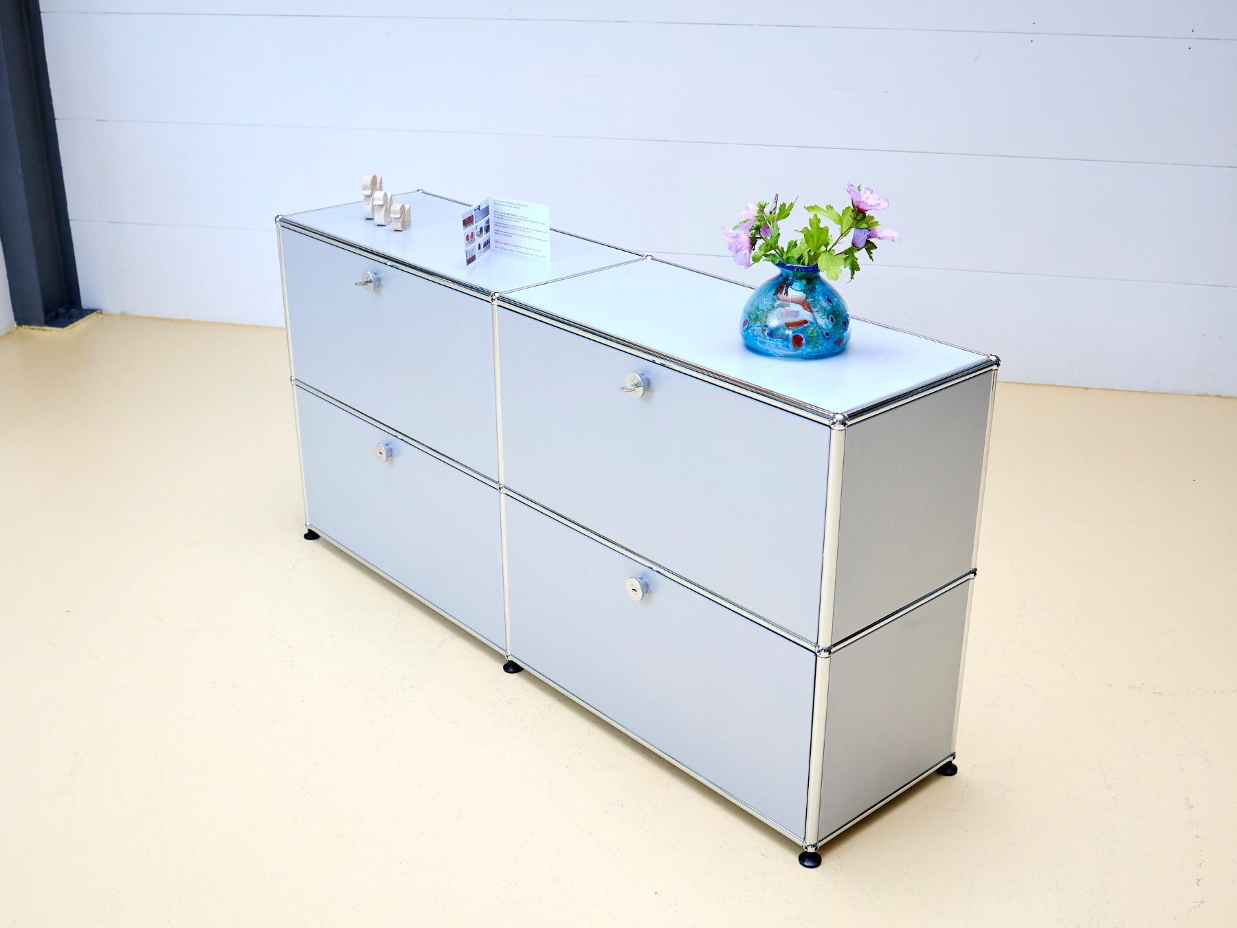 USM Cassettiere: USM Sideboard in Mattsilber – Usato da Meinisberg venduto da atelier_TILIJA 6