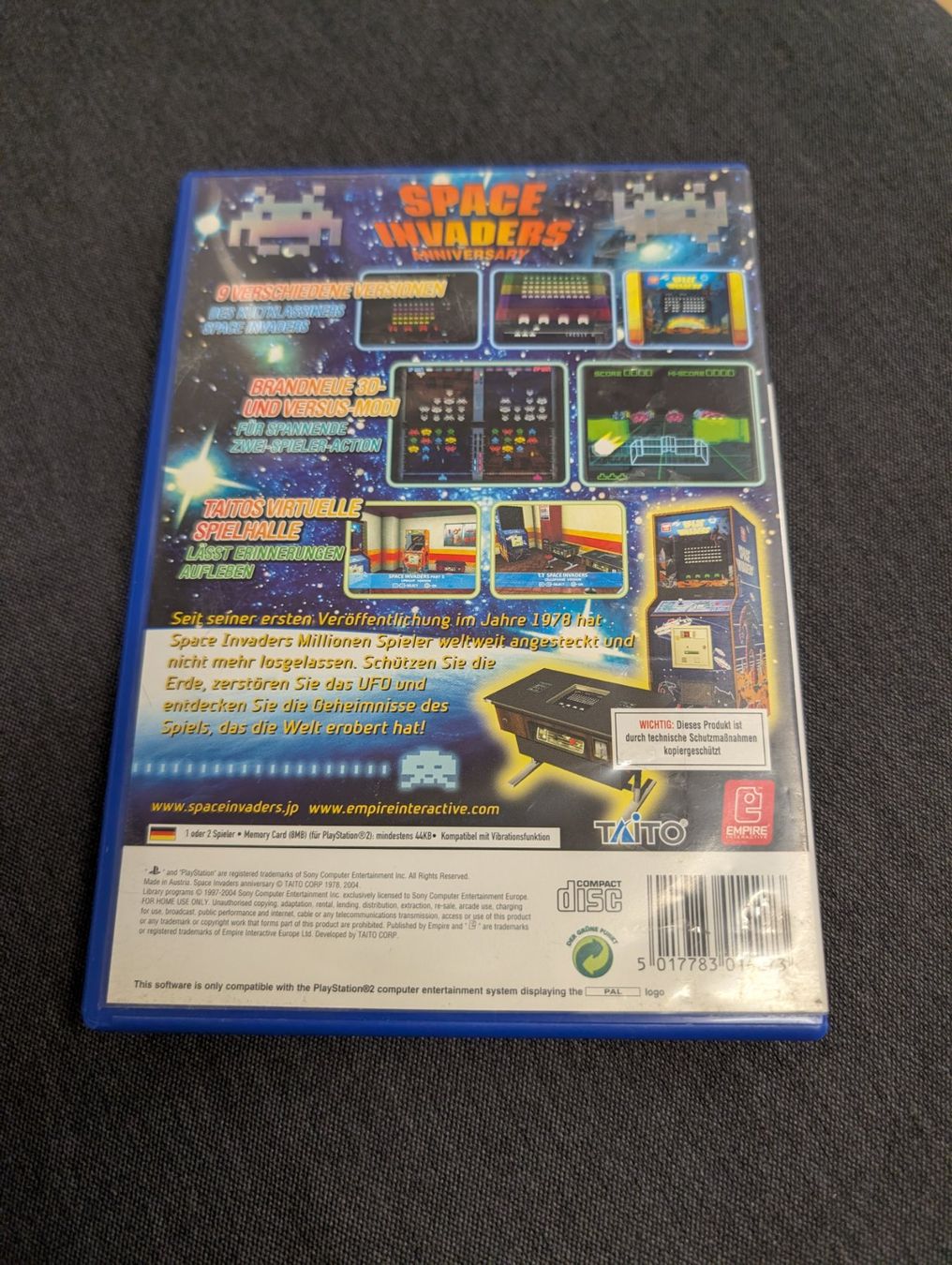 Giochi: Space invaders anniversary Sony playstation 2 – Usato da Giubiasco venduto da Ticinerd 1