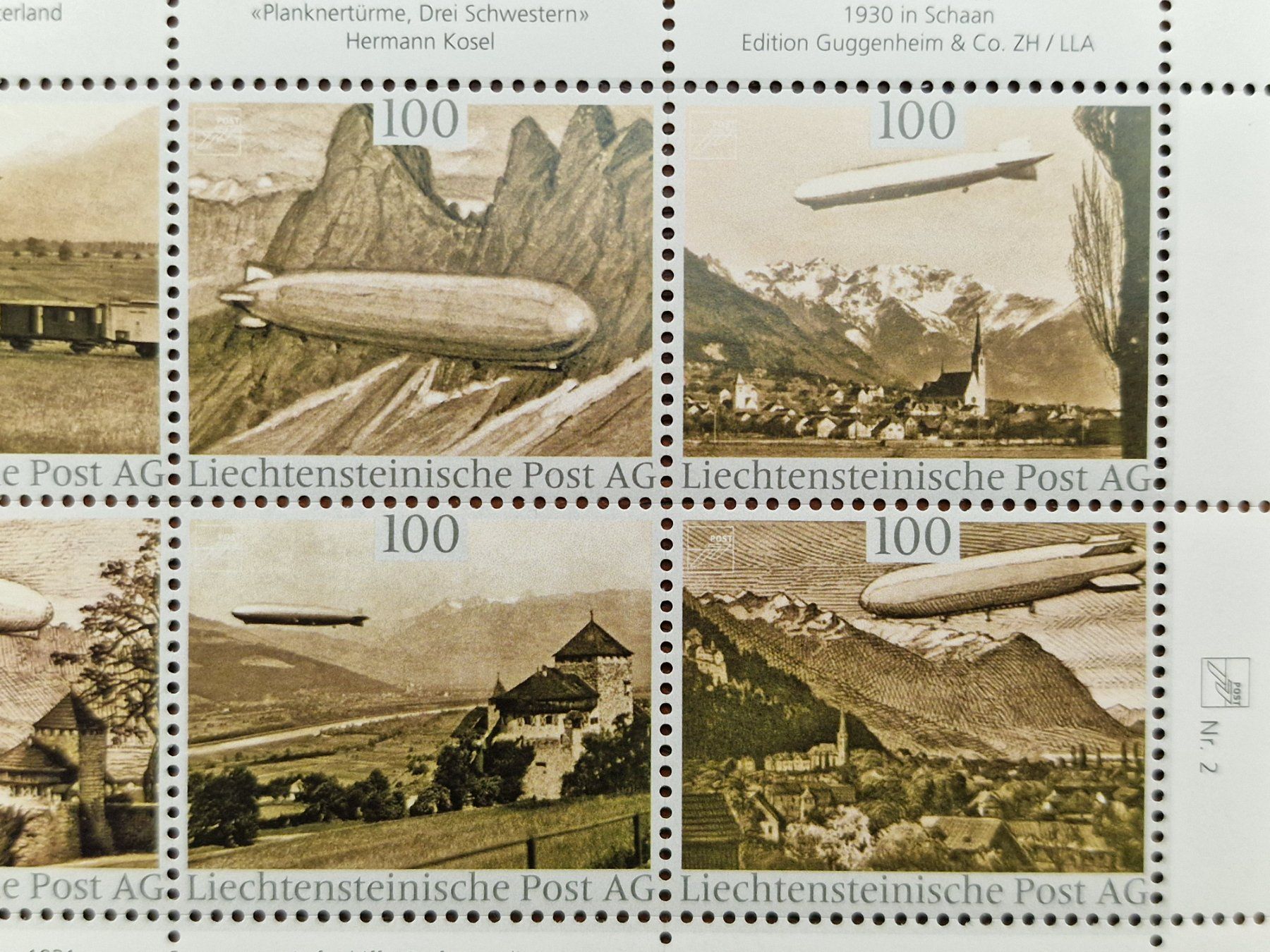 Tutti i francobolli: FL 2014 Kollektionsbogen ZEPPELIN ** – Nuovo (secondo la descrizione) da Aesch LU venduto da briefmarken.uray 3