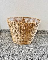 Rattan, Übertopf, Blumentopf Kübel Pflanzenkübel