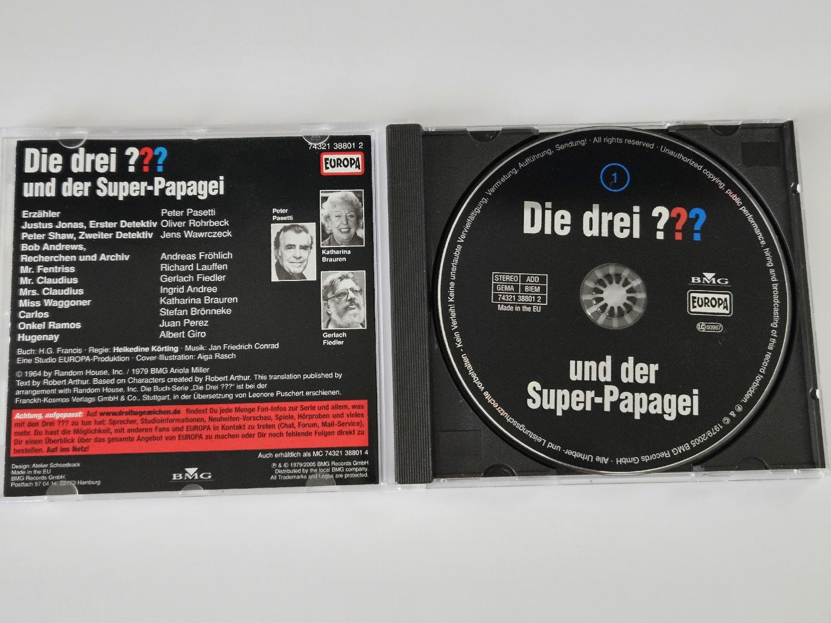 CD: Die drei Fragezeichen und der Super-Papagei - CD Nr. 1 – Usato da Oberdorf BL venduto da BaldenEagle 1
