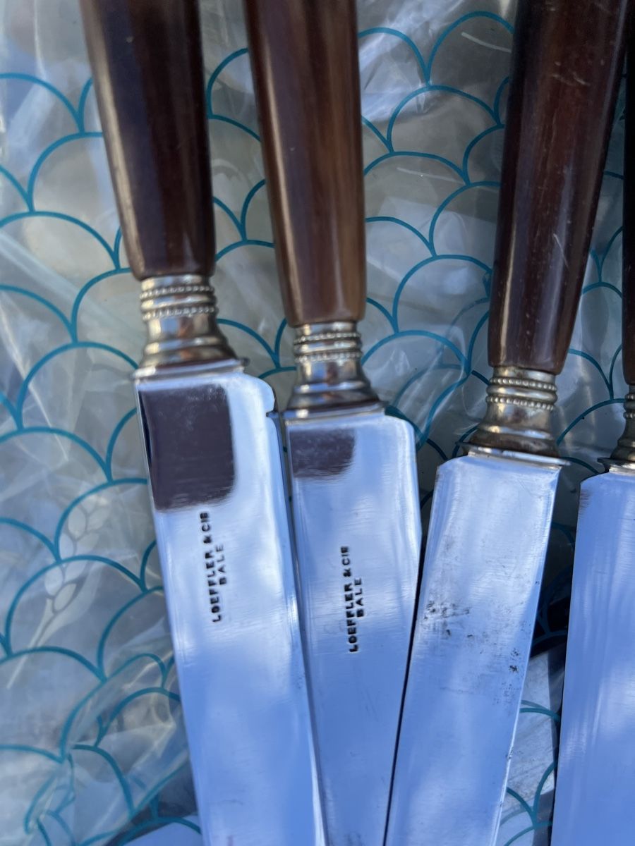 Coltelli:  Messer SET Horngriffe – Usato da Dittingen venduto da Bellevista 4