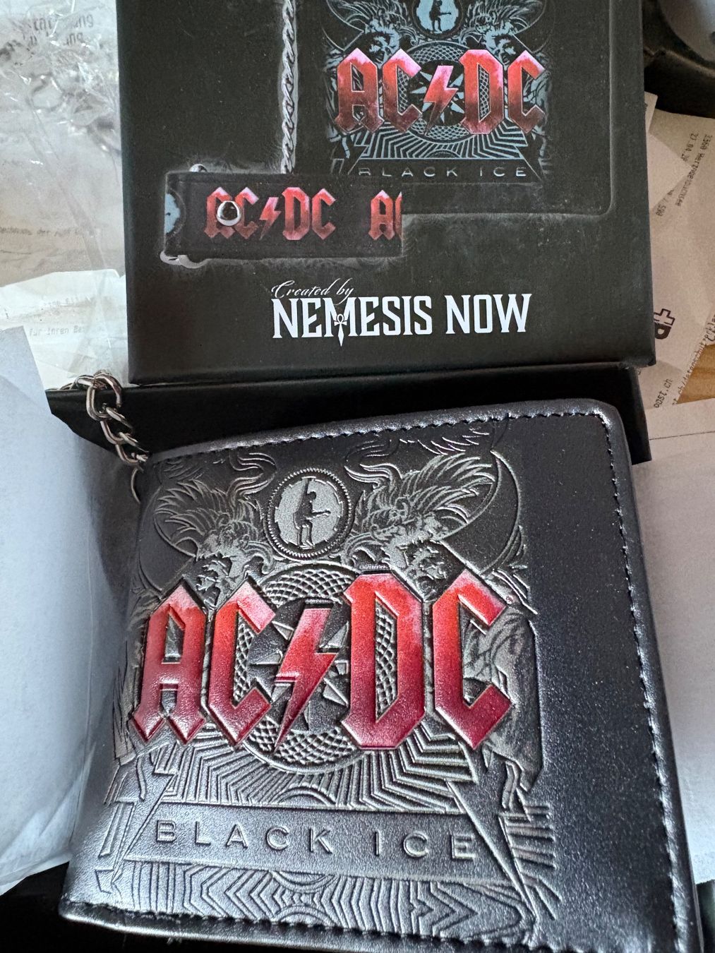 Portafogli: AD/DC brieftasche black ice – Nuovo e nell'imballaggio originale da Herzogenbuchsee venduto da warrior77 6