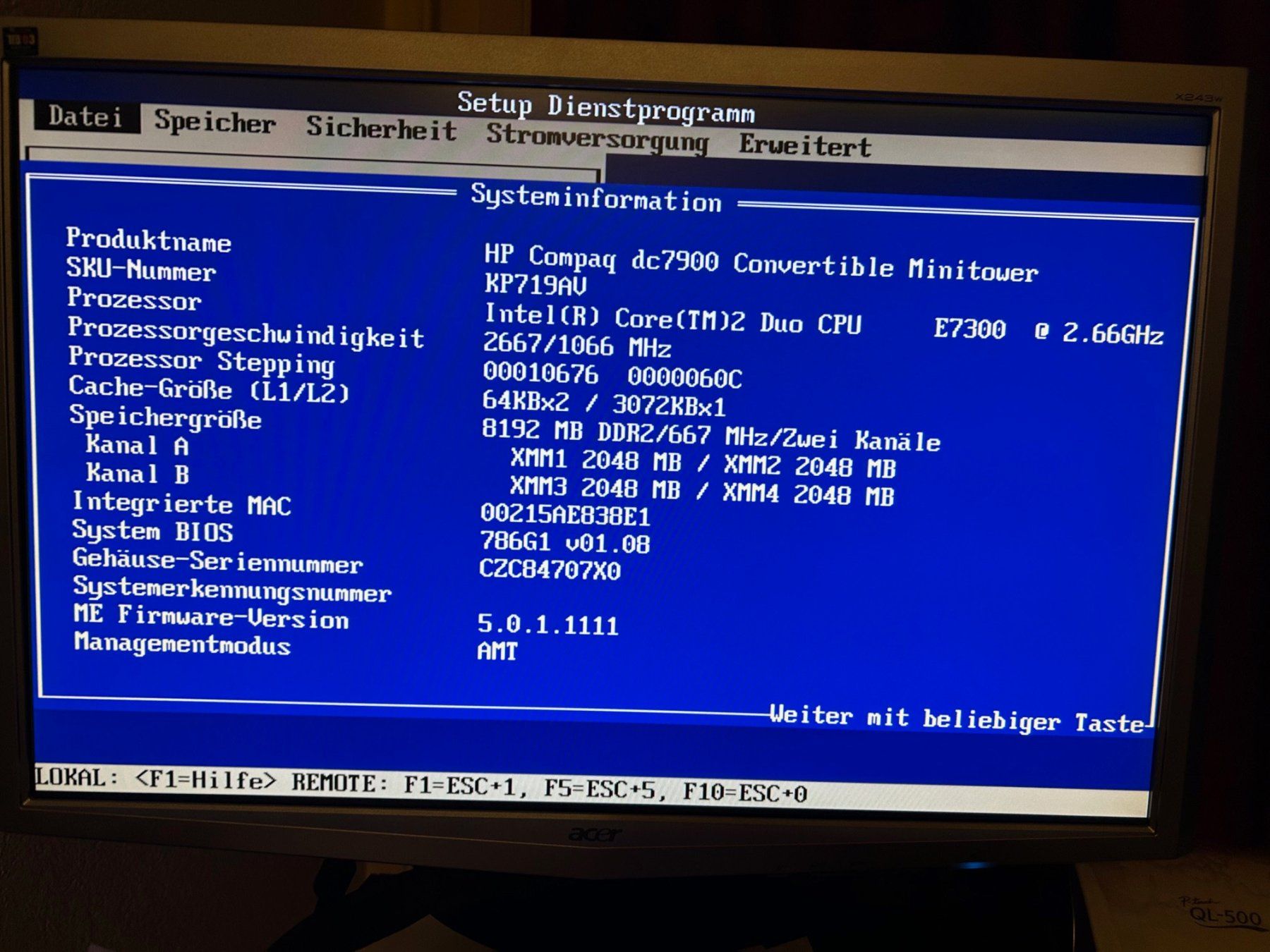 Compaq PC: HP - Compaq  dc7900 – Usato da Bern venduto da Fireblades 6