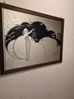Spiegelbild der Eleganz: Art Déco Spiegel, 1979 signiert