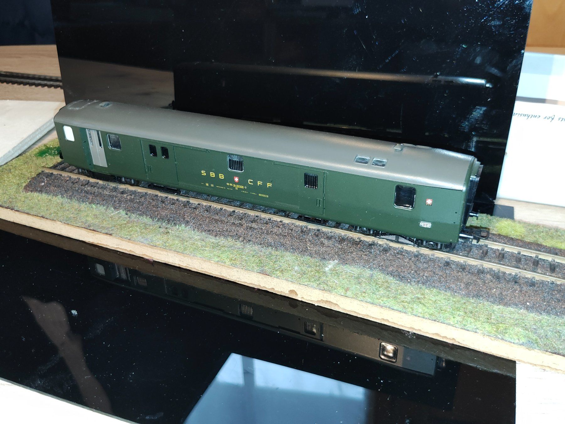 Liliput Modellini di ferrovie: Liliput SBB D Gepäckwagen – Usato da Goldingen venduto da MarkusB 3