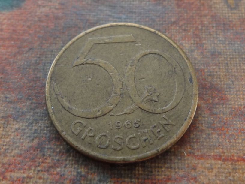 Tutti le monete: AUTRICHE  50  Groschen  1965 – Usato da Romanel-sur-Lausanne venduto da Swift13