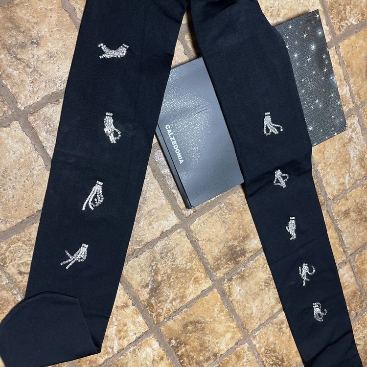 Calzedonia Party Collezione Collant con Strass-NUOVE (Nuovo e nell