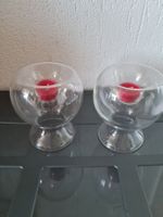 Vintage Glasi Hergiswil 2 Kerzenhalter Vasen