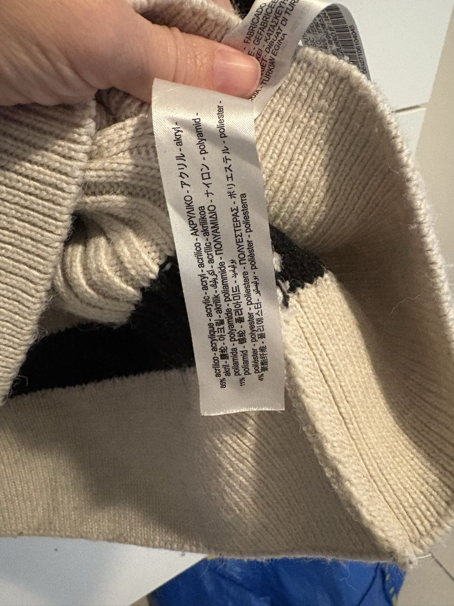 Zara Pullover & Sweatshirts: Pull Zara rayé avec fermeture éclair beige noir taille L – Gebraucht aus Pully von kaba07 4
