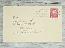 CL02 Enveloppe + Timbre Suisse 1946