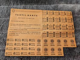 Schweizerische Eidgenossenschaft Textilkarte