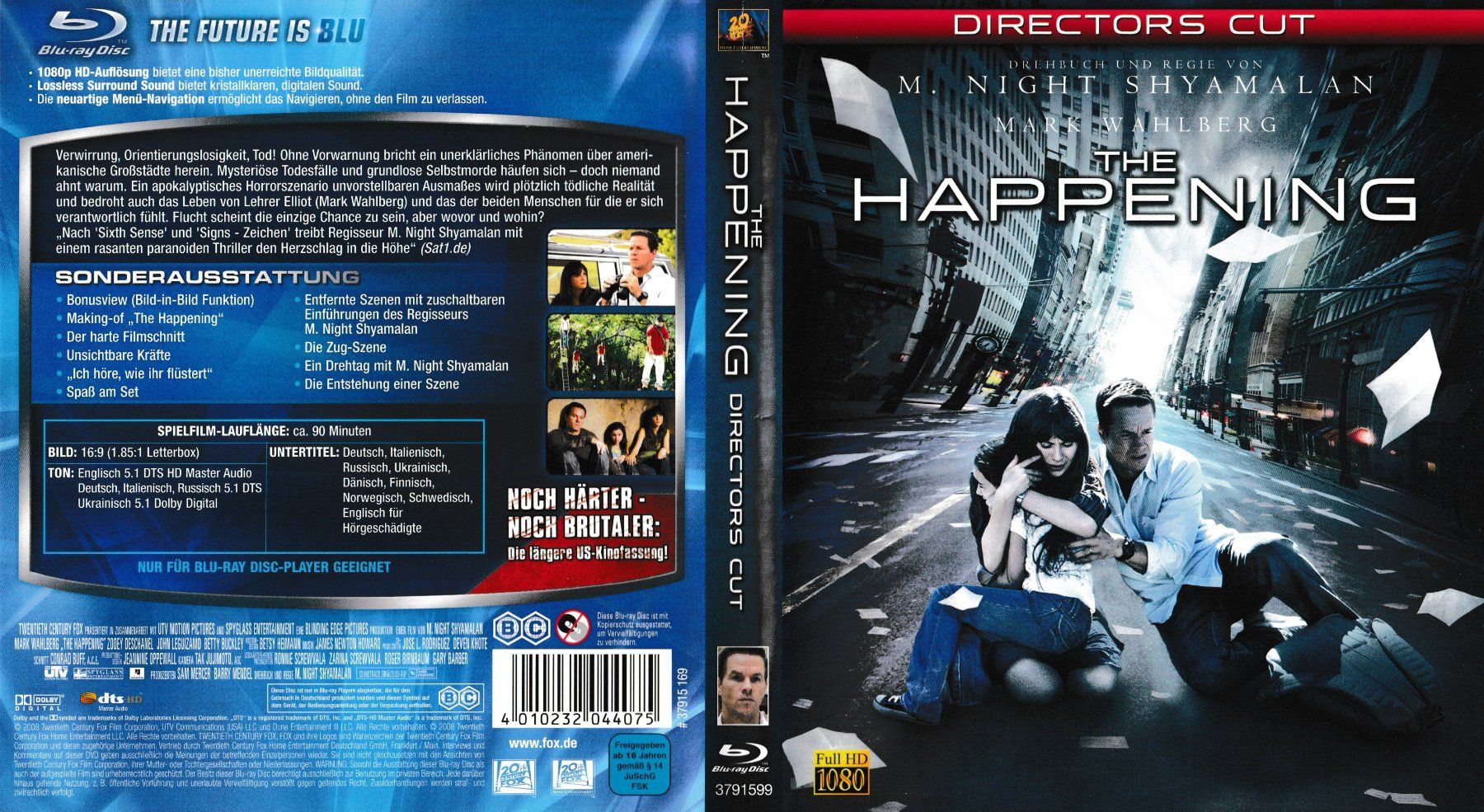 Tutti i DVDs: Blu-Ray - The Happening – Usato da Langnau am Albis venduto da MediaRescuerKeLoX