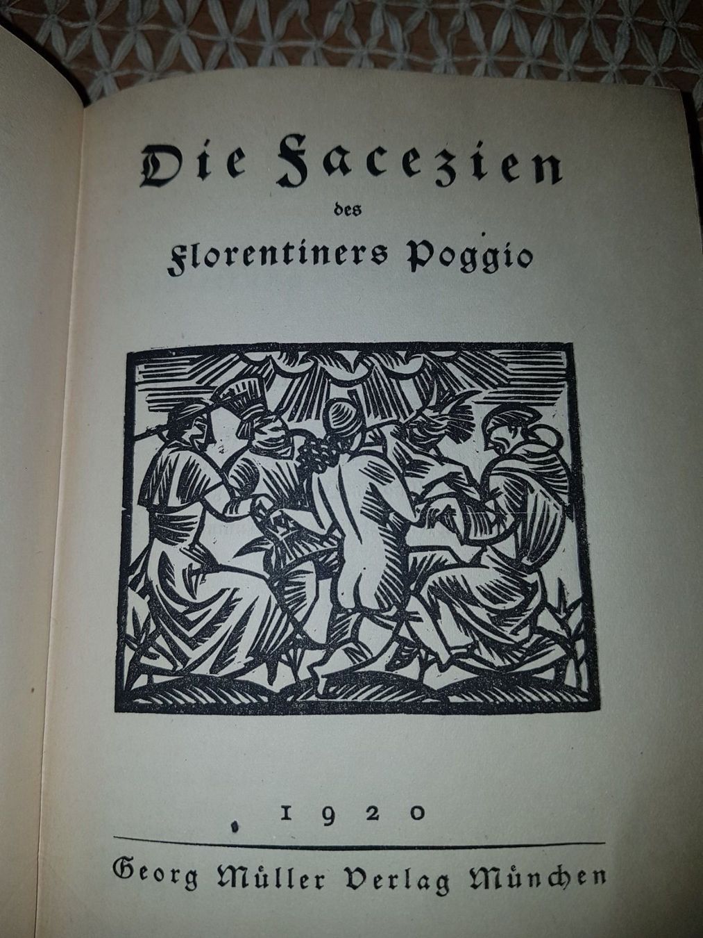 Bücher: DIE FACEZIEN DES FLORENTINERS POGGIO – Gebraucht aus zürich von gabab 2