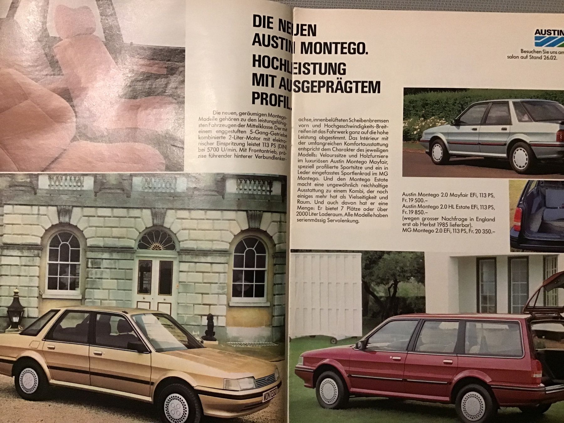 Dokumente: Englische Autos Programm 1985 20 Seiten – Gebraucht aus Scherzingen von Starseller62 2